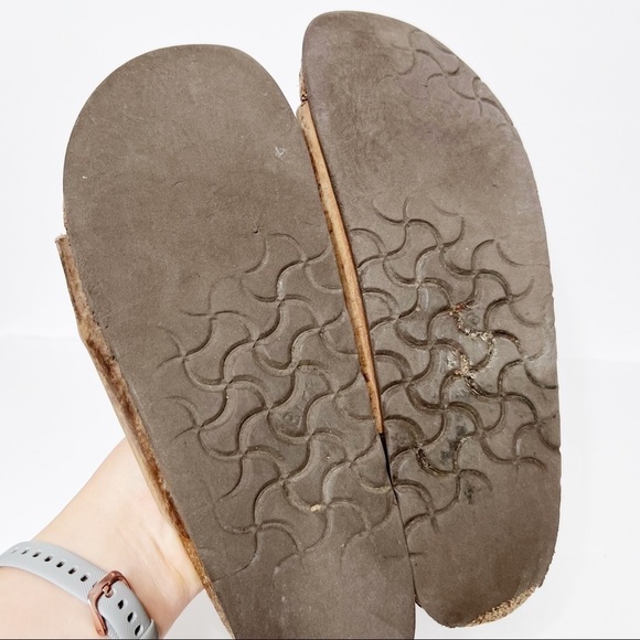 Birkenstock Granada Soft Footbed Slide On Sandal Size 40 9 Women’s Tan Leather - Picture 4 of 6